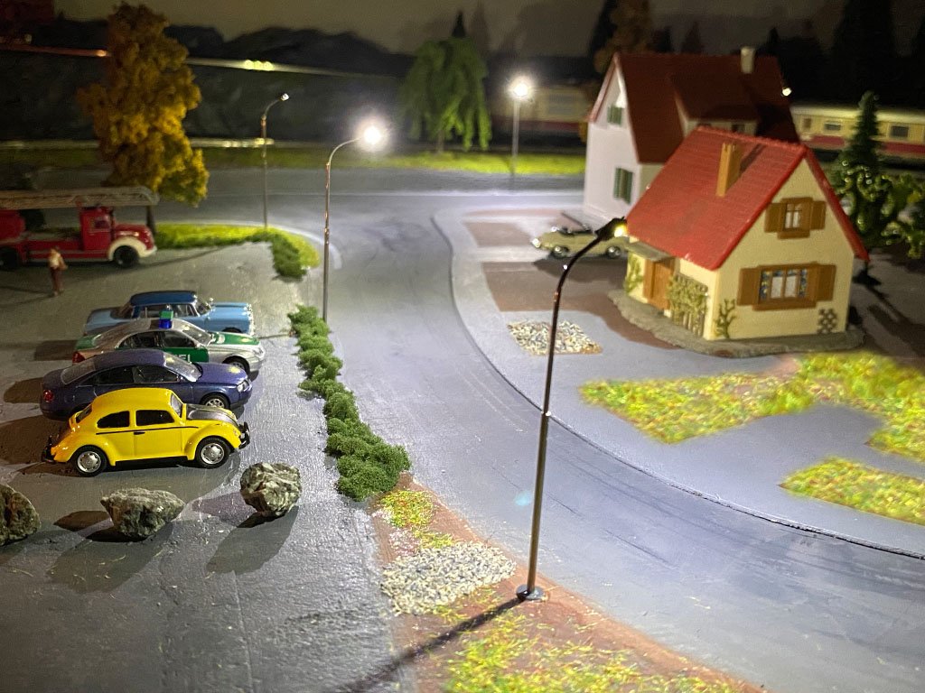 LED-Strassenbeleuchtung Modellbau