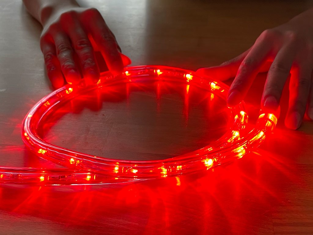 LED-Lichtschlauch rot