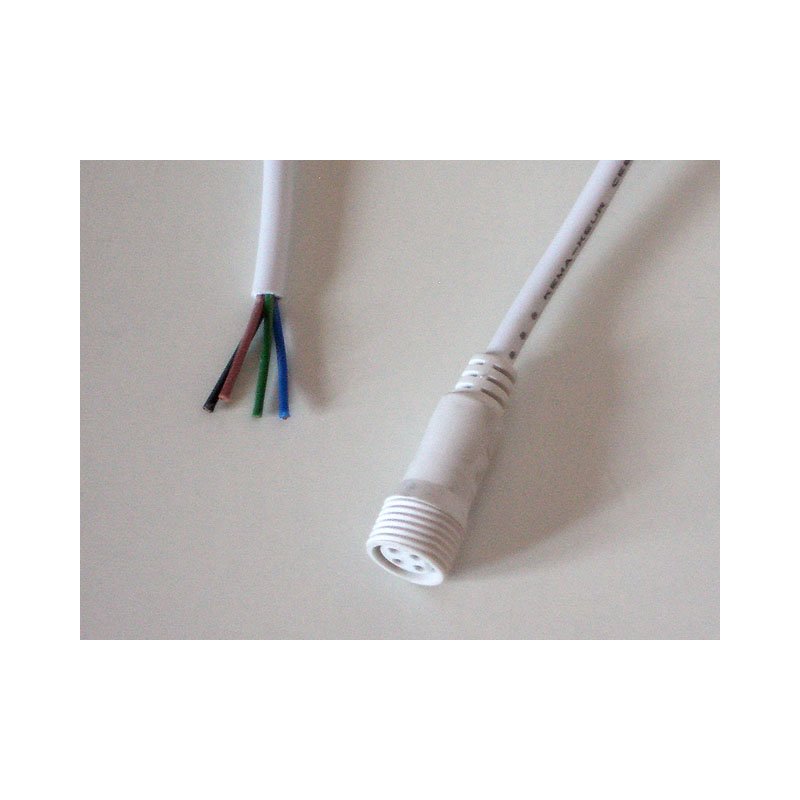 20 Meter LED RGBW Kabel halogenfrei weiß 4x0,35mm² & 1x1,0mm² 
