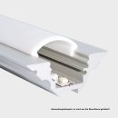 2m Alu LED-Eck-Profil M-Line weiß