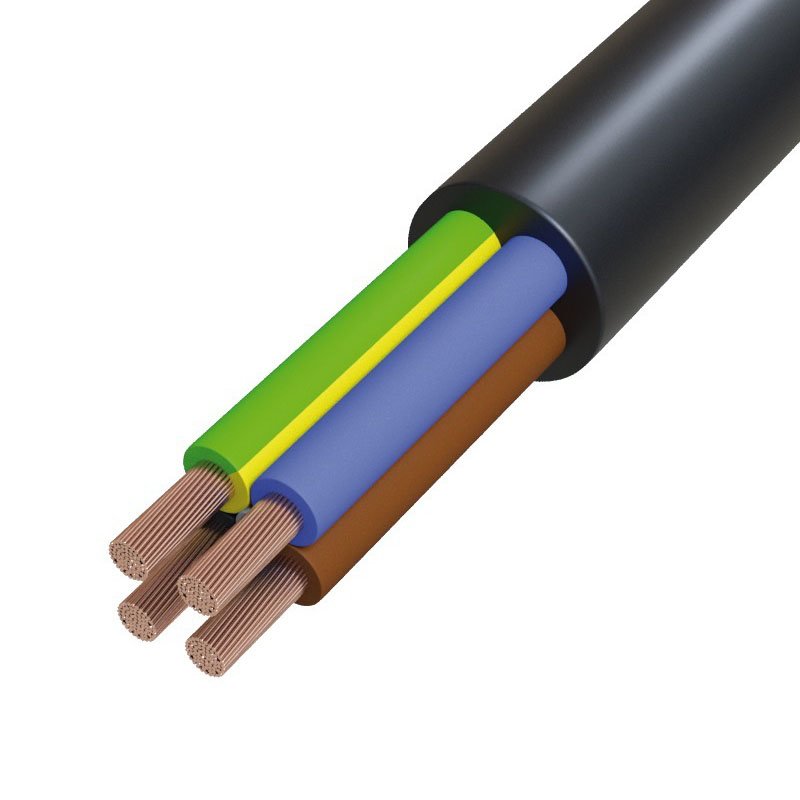 Handelsware Litzen Kabel 2.50 mm² Schwarz 10 Meter H07VK 2,5-10SW  - 3DWare Shop Schweiz