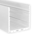 76 x 75 mm Alu LED-Profil XL-Line 2m weiß