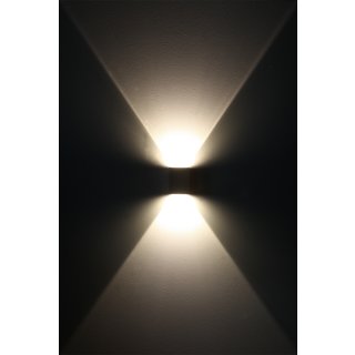 Wall Light Cube X silber