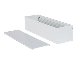 Aluminium L-Line Gehäuse standard 20cm weiß