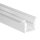 20 x 16mm Alu LED-Profil REC S-Line 2m weiß