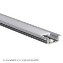 8 x 26mm Alu LED-Profil REC S-Line flat 2m silber
