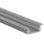 8 x 26mm Alu LED-Profil REC S-Line flat 2m silber