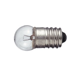 S+H Kugellampe 11,5x24 mm Sockel E10 6 Volt 0,6 Watt 