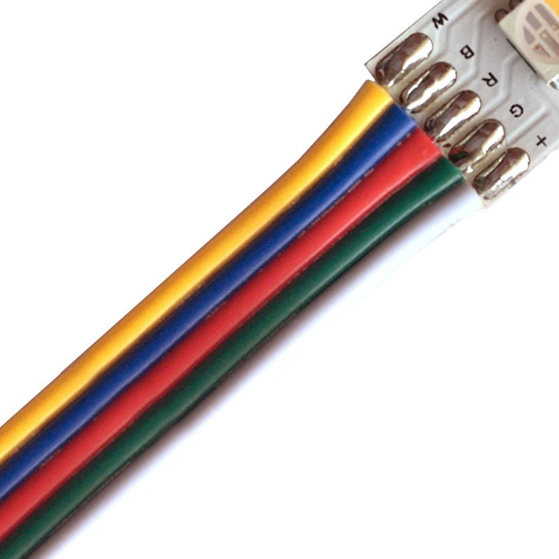 5-adriges Kabel anlöten (RGB-W), 9,25 €