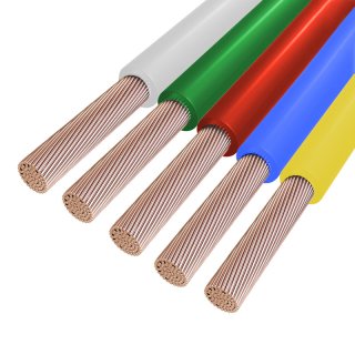5-adriges Kabel anlöten (RGB-W)