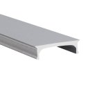 Muster Cover flach Aluminium M-Line silber