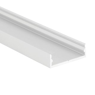 24 x  8mm Alu LED-Profil M-Line 2m weiß