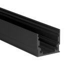 24 x 21mm Alu LED-Profil M-Line 2m schwarz