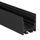 24 x 25,5mm Alu LED-Profil M-Line 24 2m schwarz