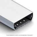 LED-Profil Powerline 116 Smooth 2m silber