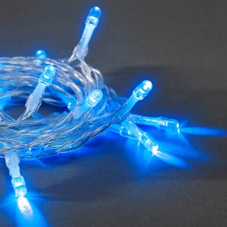 LED Flower Light 10er Lichterstrauß blau