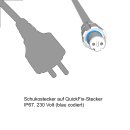 LED-Main-Connector EU 1,5m schwarz QuickFix