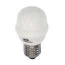 GolfBall E27 LED PVC Kappe weiß