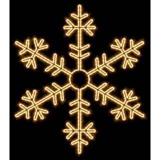 Snow Crystal LED-Schneeflocke warmweiß