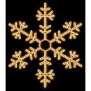 Snow Crystal LED-Schneeflocke warmweiß