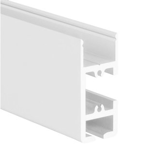 Aluminium Profil S-Line Gallery 2m weiß