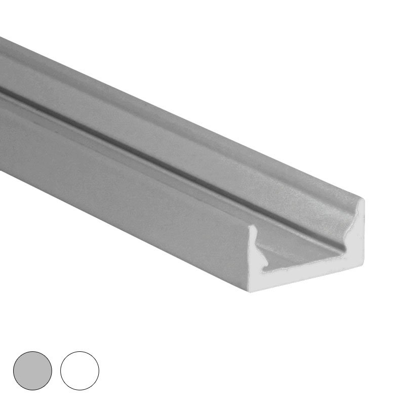 LED Aluprofil Aluminium Profile 1m 2m Alu Schiene Leiste Abdeckung Ab Lager Neu 
