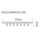 Einschiebe-Grundplatte Q-LINE HSB 2m