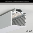 Montageprofil System 24 M-, Q- & L-Line silber 1m