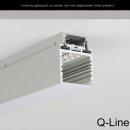 Montageprofil System 24 M-, Q- & L-Line silber 2m