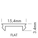 LED-Profil Komplett-Set S-Line 2 Meter