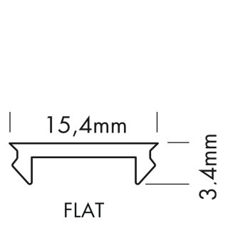 LED-Profil Komplett-Set S-Line 10 Meter