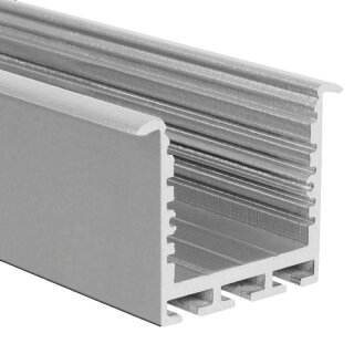 Muster 35 x 45mm Alu LED-Profil SQ-Line 24 REC silber