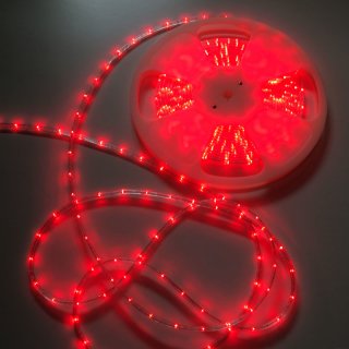 12V LED-Lichtschlauch Slimline rot