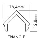 Muster Cover triangel milchig S-Line