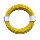 10 Meter Ring Miniaturkabel Litze LIFY 0,05mm²  gelb