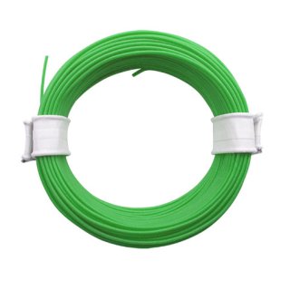 10 Meter Ring Miniaturkabel Litze LIFY 0,05mm²  grün