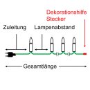 Lichterkette 15-tlg. LED Toplampen E10 austauschbar