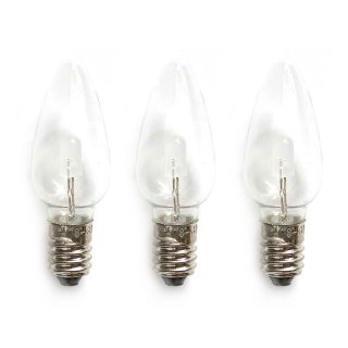 3 LED Toplampen klar - glatt E10