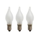 3 Glühleuchten Windstoß mattiert E10