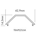 Muster von Cover Trapezium milchig C-Line