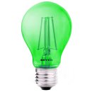 E27  4W LED Filament Birne klar grün