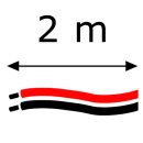 2-adriges Kabel anlöten 2m