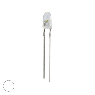 LED 3mm kaltweiß 10er-Pack