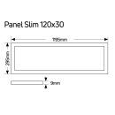 LED Panel 120x30cm warmweiß