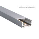 16 x 8mm Alu LED-Profil S-Line 1m silber