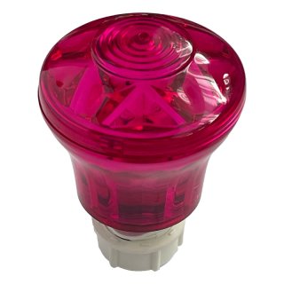 E14 Fassung mit Leuchtkappe pink