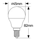 LED Mini Globe 4.5W E14 warmweiß