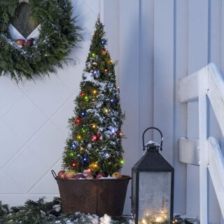 Lichterkette bunt gefrostet 40 LEDs