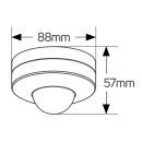 Mini Bewegungsmelder 360° weiß IP44