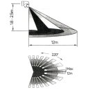 Bewegungsmelder 220° dunkelgrau IP44